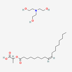 molecular formula C27H53NO7 B12678069 Einecs 304-971-4 CAS No. 94313-73-2