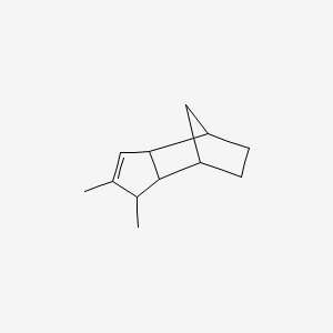 molecular formula C12H18 B12678076 3a,4,5,6,7,7a-Hexahydrodimethyl-4,7-methano-1H-indene CAS No. 94021-64-4