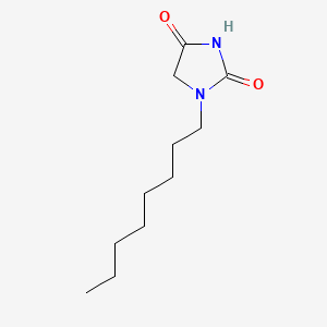 molecular formula C11H20N2O2 B12678128 1-Octylimidazolidine-2,4-dione CAS No. 85391-26-0