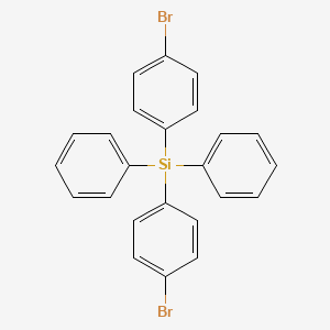 molecular formula C24H18Br2Si B1267813 Bis(4-bromophenyl)diphenylsilane CAS No. 18733-91-0