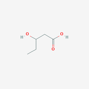 B126782 3-Hydroxypentanoic acid CAS No. 10237-77-1