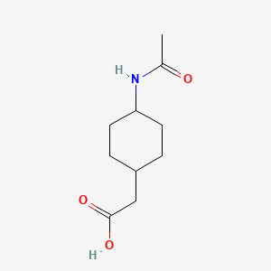 2-(4-Acetamidocyclohexyl)acetic acid
