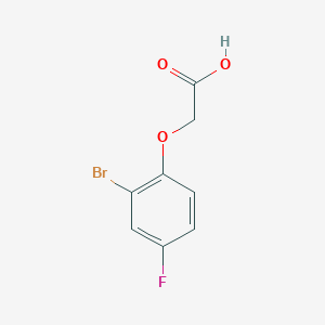 molecular formula C8H6BrFO3 B1267826 (2-Bromo-4-fluoro-phenoxy)-acetic acid CAS No. 399-40-6