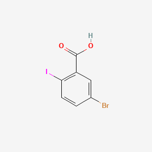 molecular formula C7H4BrIO2 B1267828 5-Bromo-2-iodobenzoic acid CAS No. 21740-00-1
