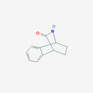 molecular formula C11H11NO B1267832 1,4-Ethanoisoquinolin-3(2H)-one, 1,4-dihydro- CAS No. 3118-16-9