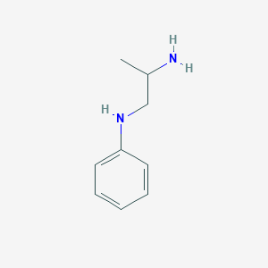 molecular formula C9H14N2 B1267834 N-Phenylpropane-1,2-diamine CAS No. 6499-72-5