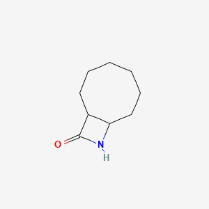 molecular formula C9H15NO B1267835 9-Azabicyclo[6.2.0]decan-10-one CAS No. 4946-36-5