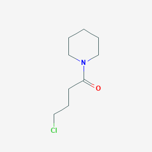 molecular formula C9H16ClNO B1267837 1-(4-Chloro-1-oxobutyl)piperidine CAS No. 90436-20-7
