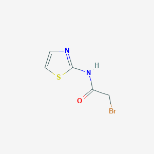 molecular formula C5H5BrN2OS B1267840 2-bromo-N-1,3-thiazol-2-ylacetamide CAS No. 73326-20-2