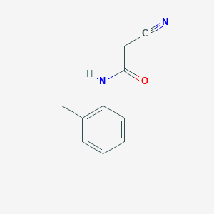 molecular formula C11H12N2O B1267844 2-Cyano-N-(2,4-dimethylphenyl)acetamide CAS No. 50982-69-9