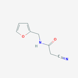 2-cyano-N-(furan-2-ylmethyl)acetamide