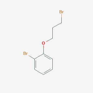 molecular formula C9H10Br2O B1267847 1-Bromo-2-(3-bromopropoxy)benzene CAS No. 37136-84-8