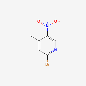 molecular formula C6H5BrN2O2 B1267849 2-溴-4-甲基-5-硝基吡啶 CAS No. 23056-47-5