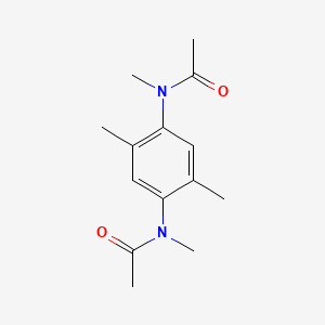 molecular formula C14H20N2O2 B12678507 N,N'-(2,5-Dimethyl-1,4-phenylene)bis(N-methylacetamide) CAS No. 79817-50-8