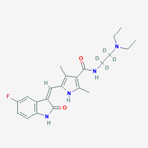 molecular formula C22H27FN4O2 B126786 Sunitinib-d4 CAS No. 1126721-79-6