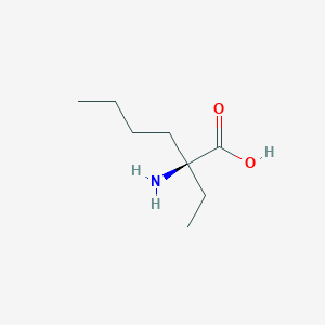 molecular formula C8H17NO2 B1267860 (S)-2-Amino-2-ethylhexanoic acid CAS No. 6300-78-3