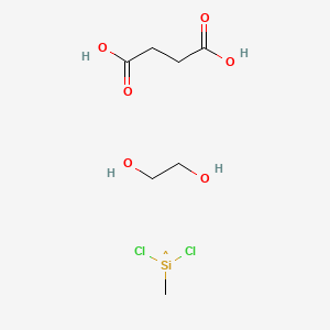 molecular formula C7H15Cl2O6Si B12678636 CID 44145529 CAS No. 73772-36-8