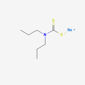 molecular formula C7H14NNaS2 B12678681 Sodium dipropyldithiocarbamate CAS No. 4143-50-4