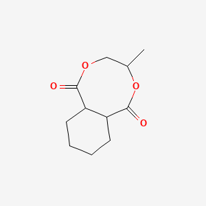 molecular formula C11H16O4 B12678728 1-Methylethane-1,2-diyl cyclohexane-1,2-dicarboxylate CAS No. 94088-40-1