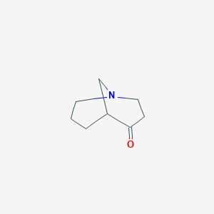 molecular formula C8H13NO B1267877 1-Azabicyclo[3.3.1]nonan-4-one CAS No. 61108-24-5
