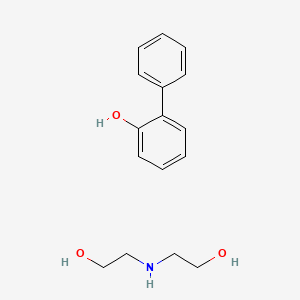 molecular formula C16H21NO3 B12678779 Einecs 282-226-1 CAS No. 84145-03-9