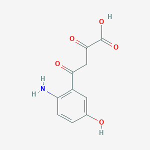 4-(2-Amino-5-hydroxyphenyl)-2,4-dioxobutanoic acid