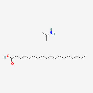 molecular formula C21H45NO2 B12678833 Isopropylamine stearate CAS No. 67873-97-6
