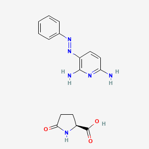 molecular formula C16H18N6O3 B12678842 Einecs 300-809-1 CAS No. 93963-65-6