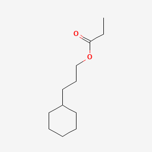 molecular formula C12H22O2 B12678849 Cyclohexylpropyl propionate CAS No. 97158-38-8