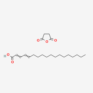 molecular formula C22H36O5 B12678878 Einecs 285-091-7 CAS No. 85029-65-8
