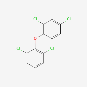 molecular formula C12H6Cl4O B12678903 2,2',4,6'-Tetrachlorodiphenyl ether CAS No. 147102-65-6