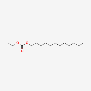 molecular formula C15H30O3 B12678933 Dodecyl ethyl carbonate CAS No. 35108-03-3