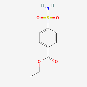 molecular formula C9H11NO4S B1267895 4-磺酰基苯甲酸乙酯 CAS No. 5446-77-5