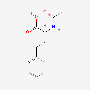 molecular formula C12H15NO3 B1267904 2-(Acetylamino)-4-phenylbutanoic acid CAS No. 5440-40-4