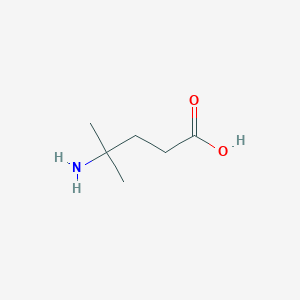 molecular formula C6H13NO2 B1267905 4-Amino-4-methylpentanoic acid CAS No. 3235-46-9