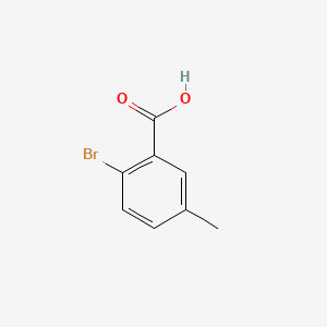 molecular formula C8H7BrO2 B1267906 2-Bromo-5-methylbenzoic acid CAS No. 6967-82-4