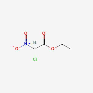 molecular formula C4H6ClNO4 B12679078 Ethyl chloronitroacetate CAS No. 14011-27-9