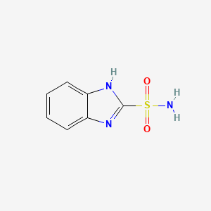 molecular formula C7H7N3O2S B1267914 1h-Benzimidazole-2-sulfonamide CAS No. 5435-31-4