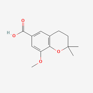 molecular formula C13H16O4 B12679167 Globeflowery acid CAS No. 4041-28-5