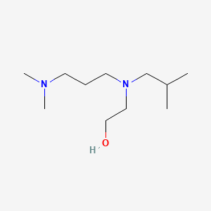 molecular formula C11H26N2O B12679208 2-((3-(Dimethylamino)propyl)(2-methylpropyl)amino)ethanol CAS No. 78718-56-6