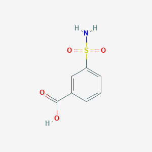 molecular formula C7H7NO4S B1267924 3-Sulfamoylbenzoic acid CAS No. 636-76-0