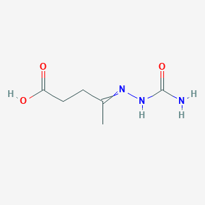 4-(Carbamoylhydrazinylidene)pentanoic acid
