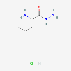 molecular formula C6H17Cl2N3O B12679353 L-Leucinohydrazide dihydrochloride CAS No. 83918-58-5