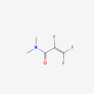 molecular formula C5H6F3NO B12679544 2,3,3-Trifluoro-N,N-dimethylacrylamide CAS No. 97403-95-7