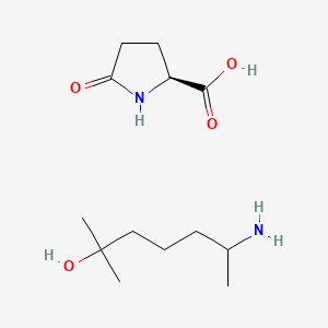 molecular formula C13H26N2O4 B12679553 Einecs 254-209-9 CAS No. 38951-08-5