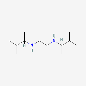 molecular formula C12H28N2 B12679595 N,N'-Bis(3-methyl-2-butyl)-ethylenediamine CAS No. 88829-00-9