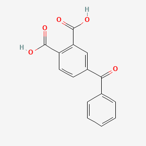 molecular formula C15H10O5 B1267963 4-Benzoylphthalic acid CAS No. 3885-88-9