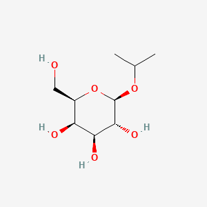 molecular formula C9H18O6 B12679639 Isopropyl-beta-galactopyranoside CAS No. 55508-29-7