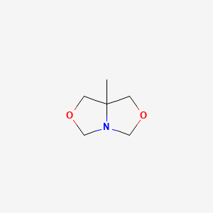 molecular formula C6H11NO2 B1267967 1H,3H,5H-Oxazolo[3,4-c]oxazole, dihydro-7a-methyl- CAS No. 7747-34-4