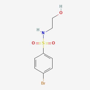 molecular formula C8H10BrNO3S B1267969 4-bromo-N-(2-hydroxyethyl)benzenesulfonamide CAS No. 59724-43-5